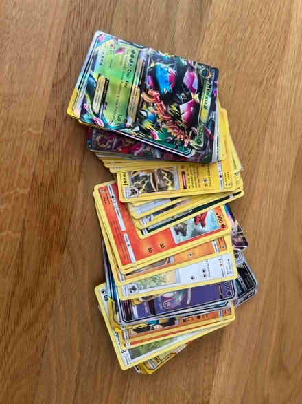 Photo of free pile of Pokémon style cards (CR3 Caterham on the hill) #2