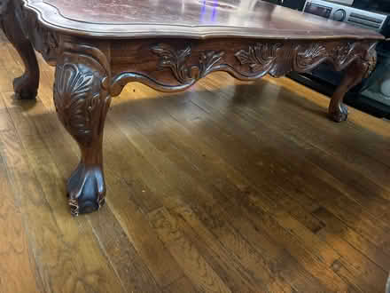 Photo of free Mahogany center table (Bronx) #3