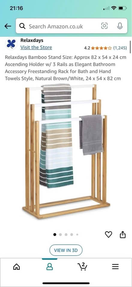 Photo of free Towel rail (N16) #1