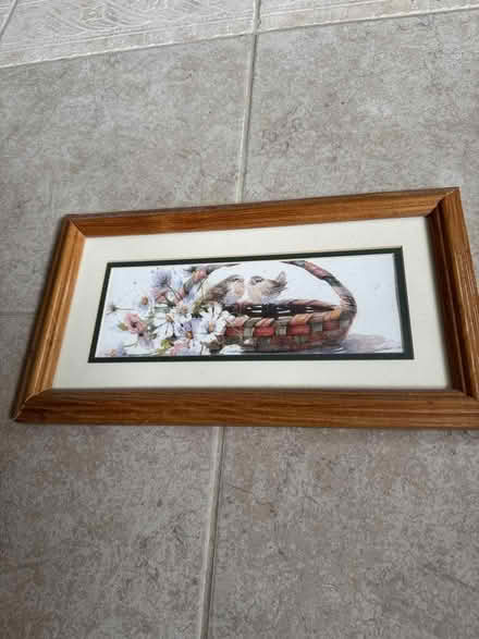 Photo of free Framed picture of flowers & birds (Swarthmore) #1