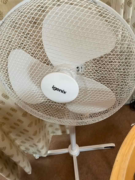 Photo of free White fan (leg pieces missing/loose) (North Bretton) #2