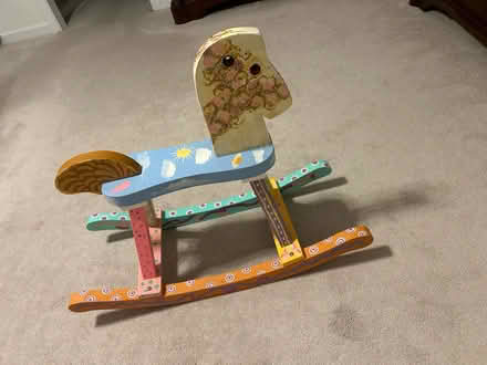 Photo of free Wooden rocking horse (Ashton/Olney, MD) #1