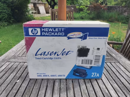 Photo of free HP LaserJet 4000 toner cartridge (West Farleigh ME15) #1
