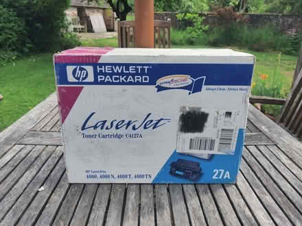Photo of free HP LaserJet 4000 toner cartridge (West Farleigh ME15) #1