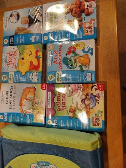 Photo of free Little touch Leappad bag, books and cartridges (Tilekiln TN38) #1
