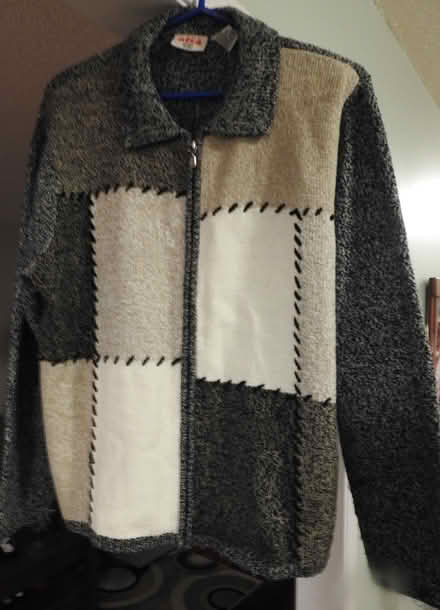 Photo of free Sweater (Patch Pattern) (Mavis and Rathburn) #1
