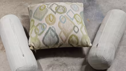 Photo of free Chair pillow and 2 bolster cushions (Haymarket Va) #1