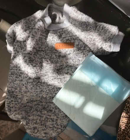 Photo of free Dog sweater (Bowie) #1
