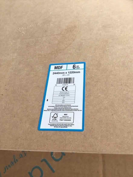 Photo of free 4 offcuts MDF (Garden City OX5) #2