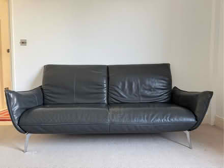 Photo of free Leather sofa 3-seater (Windsor SL4) #1