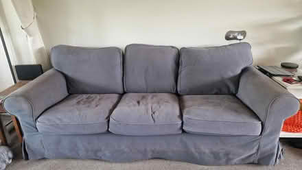 Photo of free Grey Ikea large sofa (Coxheath ME17) #2