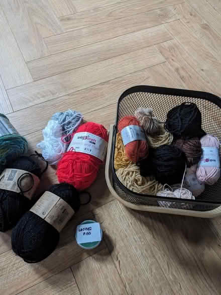 Photo of free Basket of assorted yarn (Port Sunlight CH62) #2