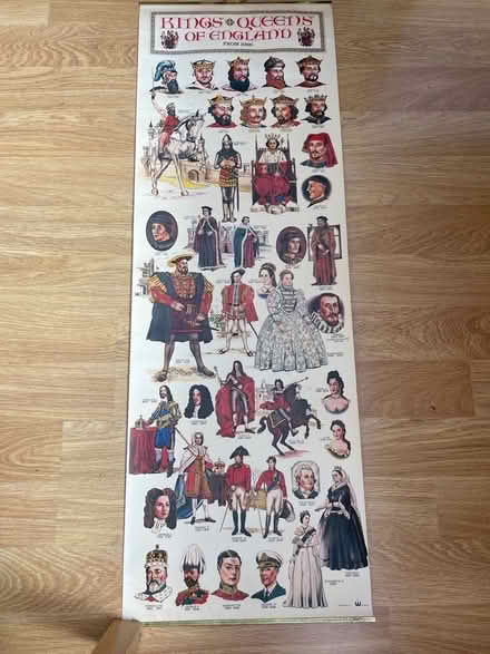 Photo of free Poster - Kings and Queens of England (Ramslye TN4) #1