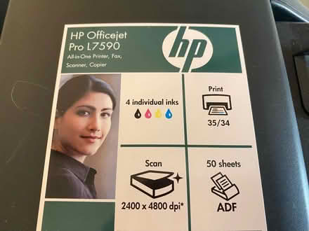 Photo of free HP Office Jet Pro L7590 (Colehill, Wimborne) #4