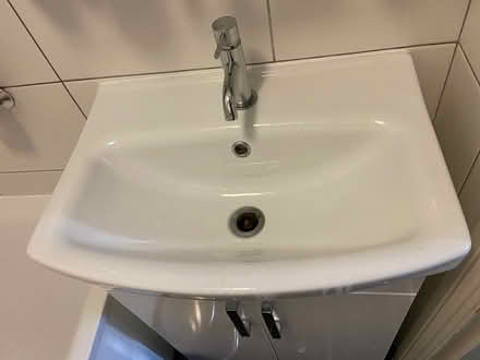 Photo of free Bathroom sink with cabinet (W12) #1