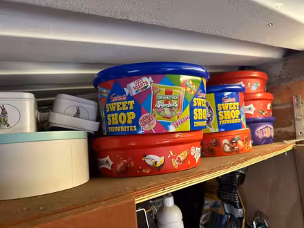 Photo of free selection of tins - plastic & metal (Lostock Hall PR5) #1