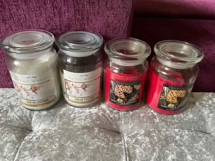 Photo of free Used candles and jars (OL5 Mossley) #2