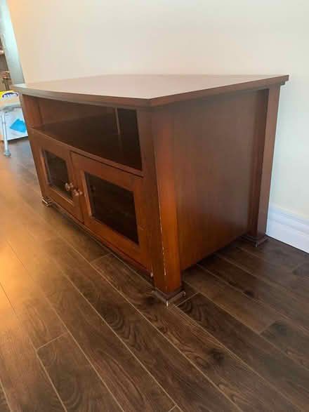Photo of free Dark Brown Wooden TV Stand (Bayers Lake & Lacewood Dr.) #2