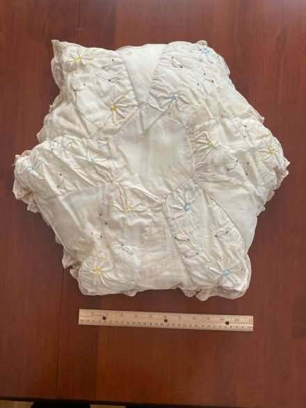 Photo of free Wedding dress pillow (Nr Fresh Pond & Mt Auburn Cem.) #2