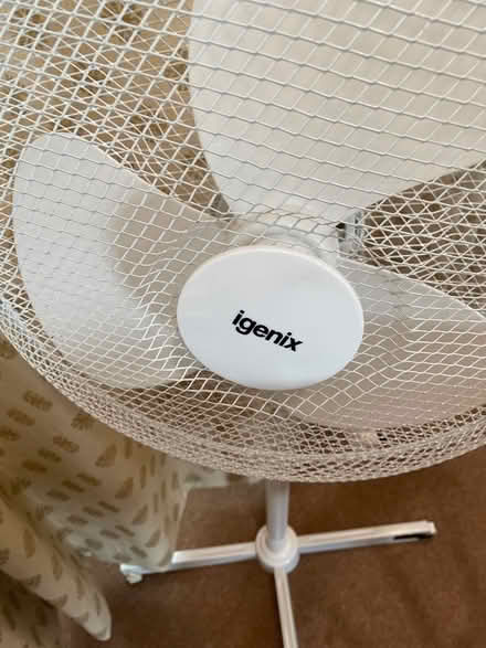Photo of free White fan (leg pieces missing/loose) (North Bretton) #1