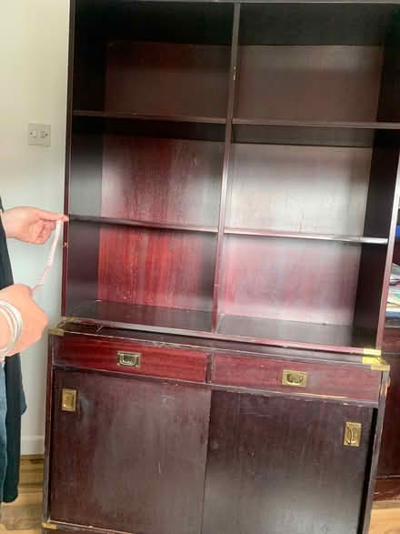 Photo of free Wooden Bookshelf with drawers/cupboard (Sutton Courtenay OX14) #2