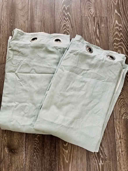 Photo of free Light blue eyelet curtains (Northville NP44) #1