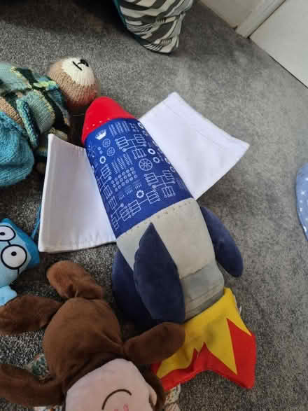 Photo of free Soft toys & rocket cushion (Southbourne) #2