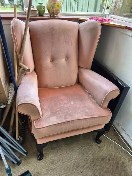Photo of free Pink 2 seater couch and armchair (Newlands G43) #2