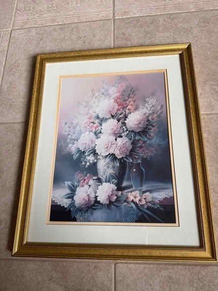 Photo of free Framed flower still life picture (Swarthmore) #1