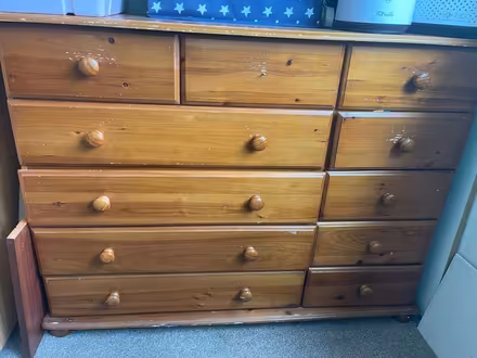 Photo of free wooden sideboard(90x115cm (Totley S17) #1