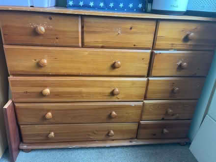 Photo of free wooden sideboard(90x115cm (Totley S17) #1