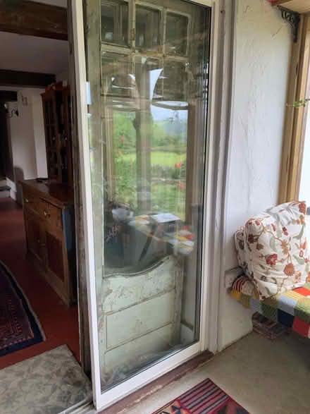 Photo of free Double glazed patio doors only (Llechfaen, near Brecon) #2