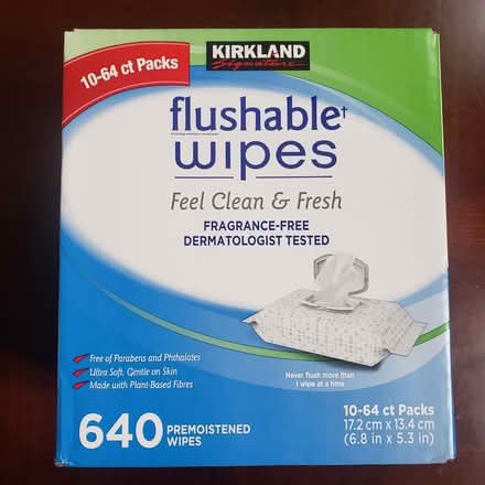 Photo of free Flushable wipes (West Oakville) #1