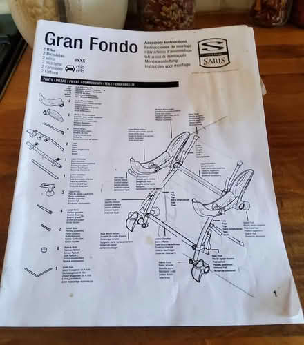 Photo of free Saris Gran Fondo bike carrier (Cherry Orchard) #1