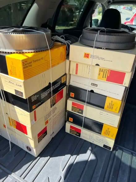 Photo of free 23 empty slide carousels (Maxwell Park) #1