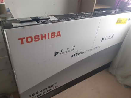 Photo of free Empty 65 inch TV box [164 x 106cm] (RM9 Upney/Becontree) #1