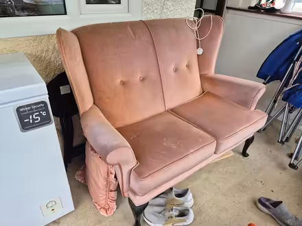 Photo of free Pink 2 seater couch and armchair (Newlands G43) #1