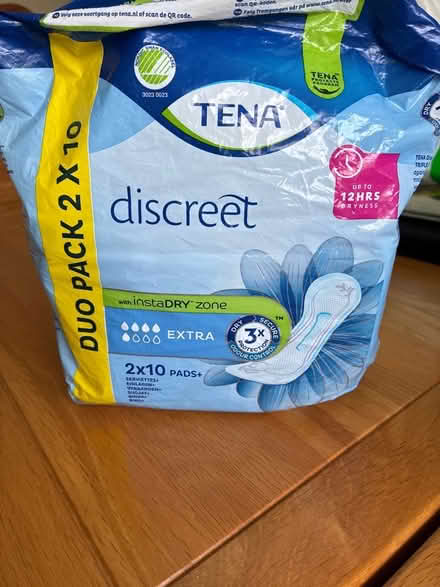 Photo of free Tena pads (Landican CH43) #1