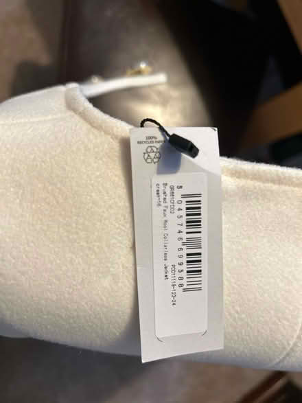Photo of free Collarless cream ladies jacket size 16 (Camberley GU15) #2