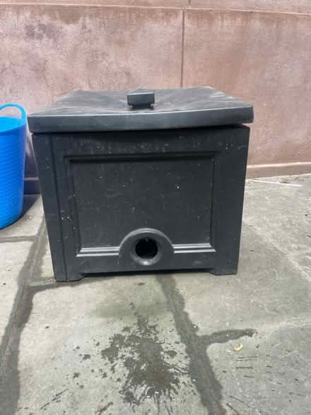Photo of free Garden hose storage box (Harlem) #1