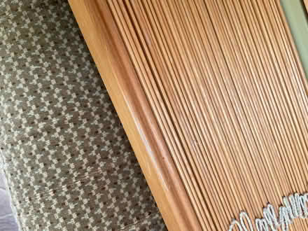 Photo of free Wooden slatted window blind 60cms wide in Beech (Penn HP10) #2