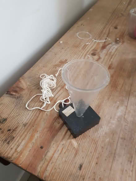 Photo of free Small conical candle mould and wick (Eastbourne BN21) #1