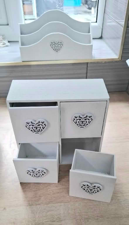Photo of free Matching letter rack and mini drawer unit (Boughton Monchelsea ME17) #3