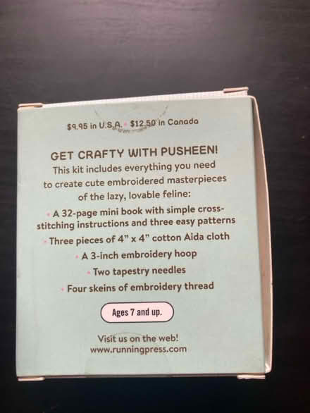 Photo of free Pusheen cross stitch kit (Silver Spring) #4