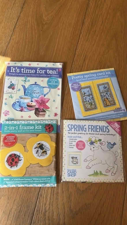 Photo of free 4 small cross stitch kits (Chiswell Green) #1