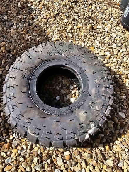 Photo of free Jockey wheel tyre - virtually new (Burgess Hill RH15) #2