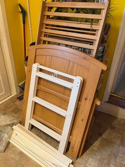 Photo of free Wood / cot bed / changing table (Osney OX2) #1