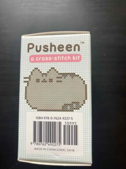 Photo of free Pusheen cross stitch kit (Silver Spring) #2