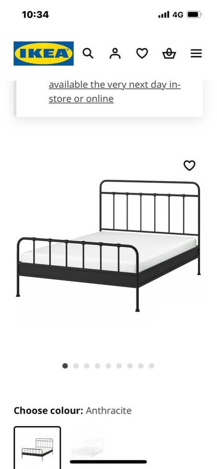 Photo of free ikea double bed frame (moston M40,) #1