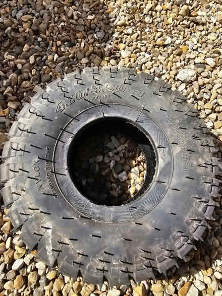 Photo of free Jockey wheel tyre - virtually new (Burgess Hill RH15) #1
